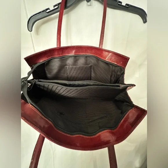 Small leather Shantiniketan Women's Purse Bag Handicraft - Picture 2 of 4